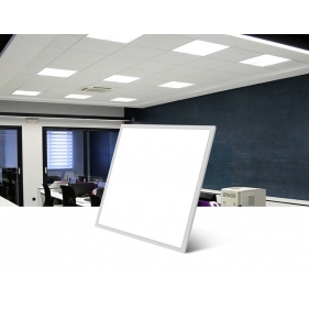 Led Panel štvorcový biely 50W/4500lm 595x595x9mm Neutrálna biela E5 Obrázok pre Led Panel štvorcový biely 50W/4500lm 595x595x9mm Neutrálna biela E5