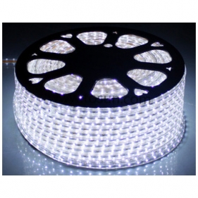 Integrovaný LED pás 230V 2835 vodeodolný IP65 6w/m , 120led/m , 430-450Lm/m - Studená biela - 1m Obrázok pre Integrovaný LED pás 230V 2835 vodeodolný IP65 6w/m , 120led/m , 430-450Lm/m - Studená biela - 1m