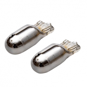 Obrázok pre Autožiarovky Platinum W5W / T10 12V 5W , chróm , DUO 2ks v balení  Powertec