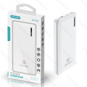 Obrázok pre Power Bank 5000mAh, 2.1A, Biela