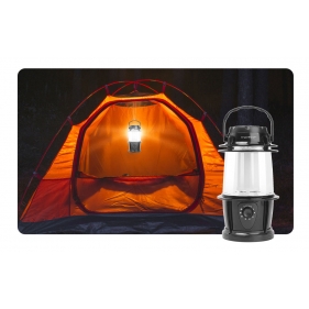 Obrázok pre LED kempingové svietidlo, lampáš 1,4W/58lm , 3xAA , IPX3, Čierny