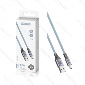 Obrázok pre Nabíjací dátový kábel SJ-2160 USB/Type-C, 1.0M, 2A, Sivý