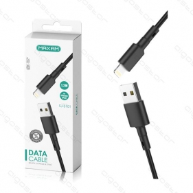 Obrázok pre Nabíjací dátový kábel SJ-3101 USB/iPhone, 1.2M, 2A, Čierny
