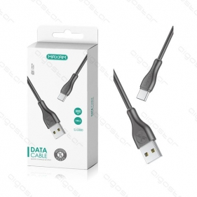 Obrázok pre Nabíjací dátový kábel SJ-2300 USB/Type-C, 3.0M, 2A, Čierny