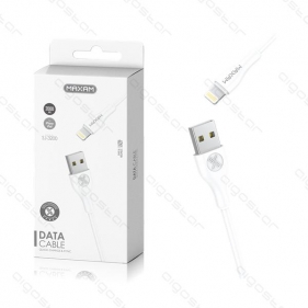 Obrázok pre Nabíjací dátový kábel SJ-3200 USB/iPhone, 2.0M, 2A, Biely