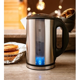 Obrázok pre Rýchlovarná kanvica AD1216 1,7L , nerez,čierna - 2200W
