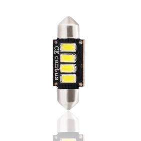Obrázok pre LED Autožiarovka L334W - C5W 2W 36mm 4SMD5730, CANBUS, biela