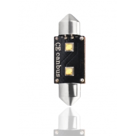 Obrázok pre LED Autožiarovka L336W - C5W 6W 36mm 2SMD5630, CANBUS, biela