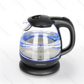 Obrázok pre Rýchlovarná sklenená kanvica - 1L , čierna - 1850-2200W