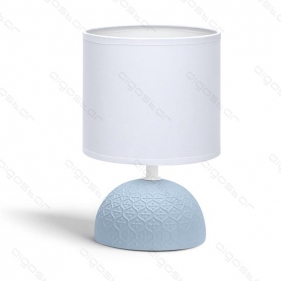 Obrázok pre Stolná lampa keramická 02 Bielo-Modrá , E14 
