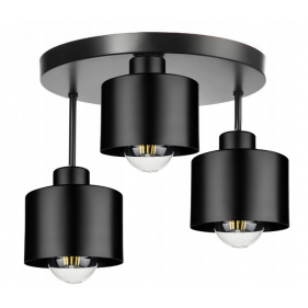 Obrázok pre Loft TRIPLE Závesný luster 3xE27/230V/Čierna