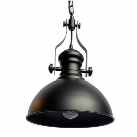 Obrázok pre Industrial RETRO Závesný luster 1xE27/230V/Čierna