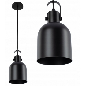 Závesný luster 1xE27/230V/Čierna Obrázok pre Závesný luster 1xE27/230V/Čierna