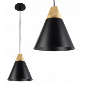 Scandi Závesný luster 1xE27/230V/Čierna Obrázok pre Scandi Závesný luster 1xE27/230V/Čierna