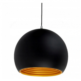 Obrázok pre Glamour Závesný luster 1xE27/230V/Čierna