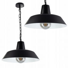 Obrázok pre Závesný luster 1xE27/230V/Čierna