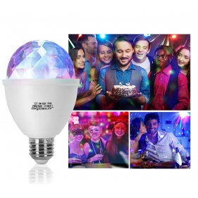 PARTY LED žiarovka E27 3W RGB Obrázok pre PARTY LED žiarovka E27 3W RGB