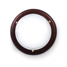 Lampa Luster CLASSIC ORECH P1/2 kruhový IP20 , 260mm , 1xE27 , orech Obrázok pre Lampa Luster CLASSIC ORECH P1/2 kruhový IP20 , 260mm , 1xE27 , orech