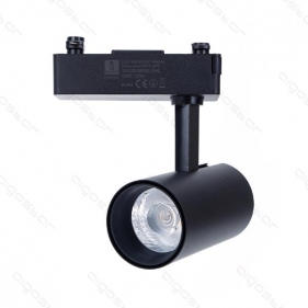 Obrázok pre LED svietidlo 3-fázové pre koľajnicové systémy čierne, 10W/800lm , Studená biela