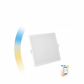 SMART LED panel štvorcový biely 12W/1150lm 162mm CCT Obrázok pre SMART LED panel štvorcový biely 12W/1150lm 162mm CCT