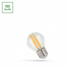 LED žiarovka E27 6W/900lm , glóbus LED vlákno , Neutrálna biela Obrázok pre LED žiarovka E27 6W/900lm , glóbus LED vlákno , Neutrálna biela