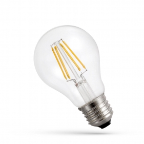 LED žiarovka E27 9W/1100lm , A60 LED vlákno , Teplá biela Obrázok pre LED žiarovka E27 9W/1100lm , A60 LED vlákno , Teplá biela
