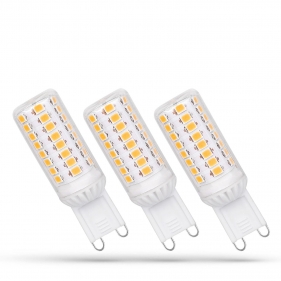 Sada 3ks Stmievateľná LED žiarovka G9 4W/440lm , Studená biela so ZÁRUKOU 5 ROKOV! Obrázok pre Sada 3ks Stmievateľná LED žiarovka G9 4W/440lm , Studená biela so ZÁRUKOU 5 ROKOV!