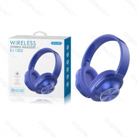 Bezdrôtové Stereo slúchadlá EJ-1302, V5.0 200mAh, Modré Obrázok pre Bezdrôtové Stereo slúchadlá EJ-1302, V5.0 200mAh, Modré