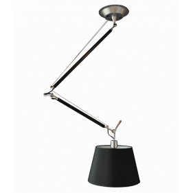 Lampa ORSOLA E27 fi:350mm l:360+600mm čierná Obrázok pre Lampa ORSOLA E27 fi:350mm l:360+600mm čierná