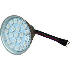 Obrázok pre LED žiarovka RGB stmievateľná 12V 3W/90lm , 21SMD 5050RGB , = 9W