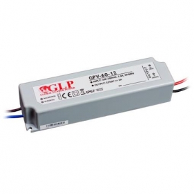 Obrázok pre GLP Vodeodolný napájací zdroj pre Led pásy - 12V/60W , IP67