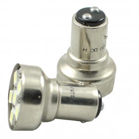 Obrázok pre LED Autožiarovka L037 - BaY15d 5xSMD5050 , biela