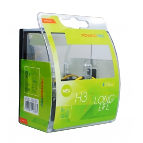 Obrázok pre Autožiarovky Long life H3 12V 55W  DUO 2ks v balení Powertec