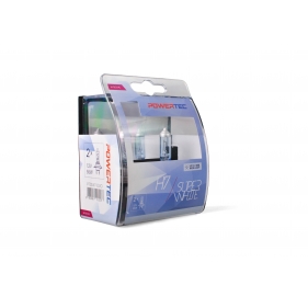 Obrázok pre Autožiarovky SuperWhite H7 12V 55W + 100% svietivosti DUO 2ks v balení  Powertec