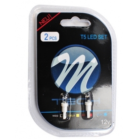 Obrázok pre LED Autožiarovka LB002W DUO - T5 M-TECH 12V/0.2W