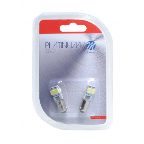 Obrázok pre LED Autožiarovka LB314W DUO - Ba9s 4xSMD5050 CANBUS , biela