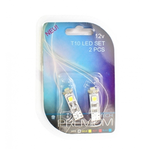 Obrázok pre LED Autožiarovka LB324AW DUO - W5W / T10 3xSMD5050 CANBUS , biela