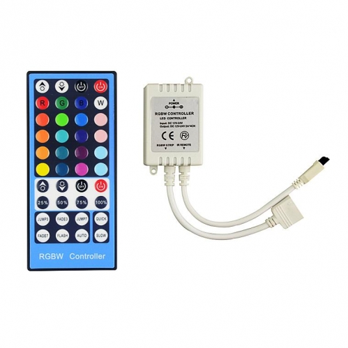 Obrázok pre IR ovládač RGBW + diaľkové ovládanie 40 tlačidiel 96W