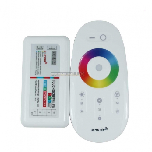 Obrázok pre RF dotykový ovládač RGBW + diaľkové ovládanie 288W