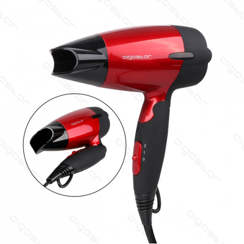 Obrázok pre Cestovný fén , Sušič vlasov 1400W Red VDE - skladací