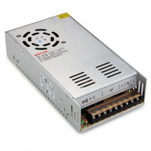 Obrázok pre Prachuvzdorný napájací zdroj pre Led pásy 12V/400W , IP20