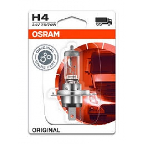 Obrázok pre OSRAM Halogénová Autožiarovka ORIGINAL 64196-01B H4 , 24V , 75/70W