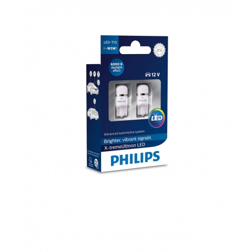 Obrázok pre LED Autožiarovka Philips Extreme Ultinon T10 DUO - W5W , biela