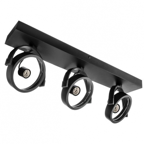 Obrázok pre Lampa PIANO 3xAR111 CREELamp čierna