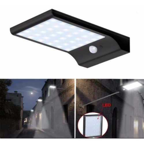 Obrázok pre Solárny LED Reflektor 20W , ST-1920 , IP65 , so senzorom , Studená biela