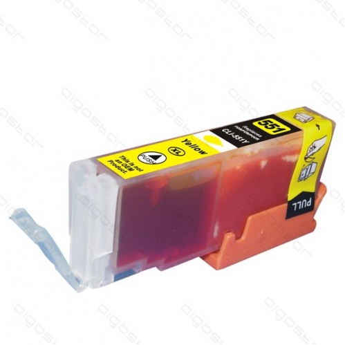Obrázok pre 1x Canon CLI - 551 Y (13ml) - žltá - kompatibil