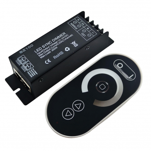 Obrázok pre RF dotykový stmievač + diaľkové ovládanie 300W , 12/24V DC . 25A