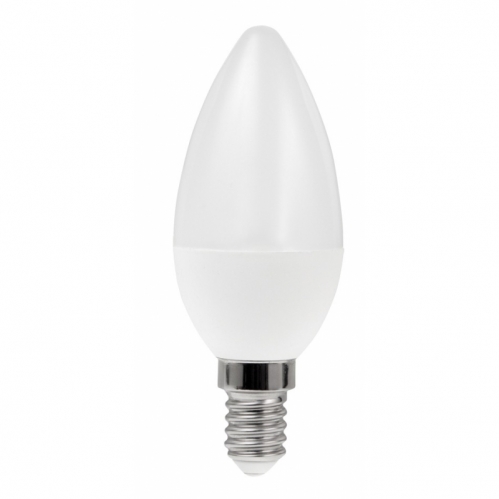 Obrázok pre LED žiarovka E14 5W/400lm , svieca , ICD , Studená biela