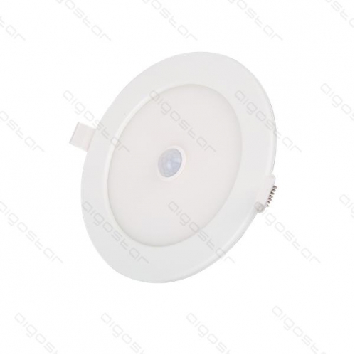 Obrázok pre Led Panel kruhový biely 12W/780lm 170mm Studená biela s PIR senzorom