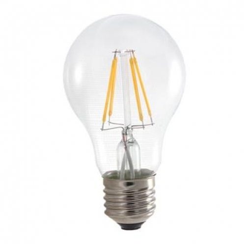 Obrázok pre POLUX LED žiarovka E27 4W/450lm , klasik , LED vlákno , teplá = 45W